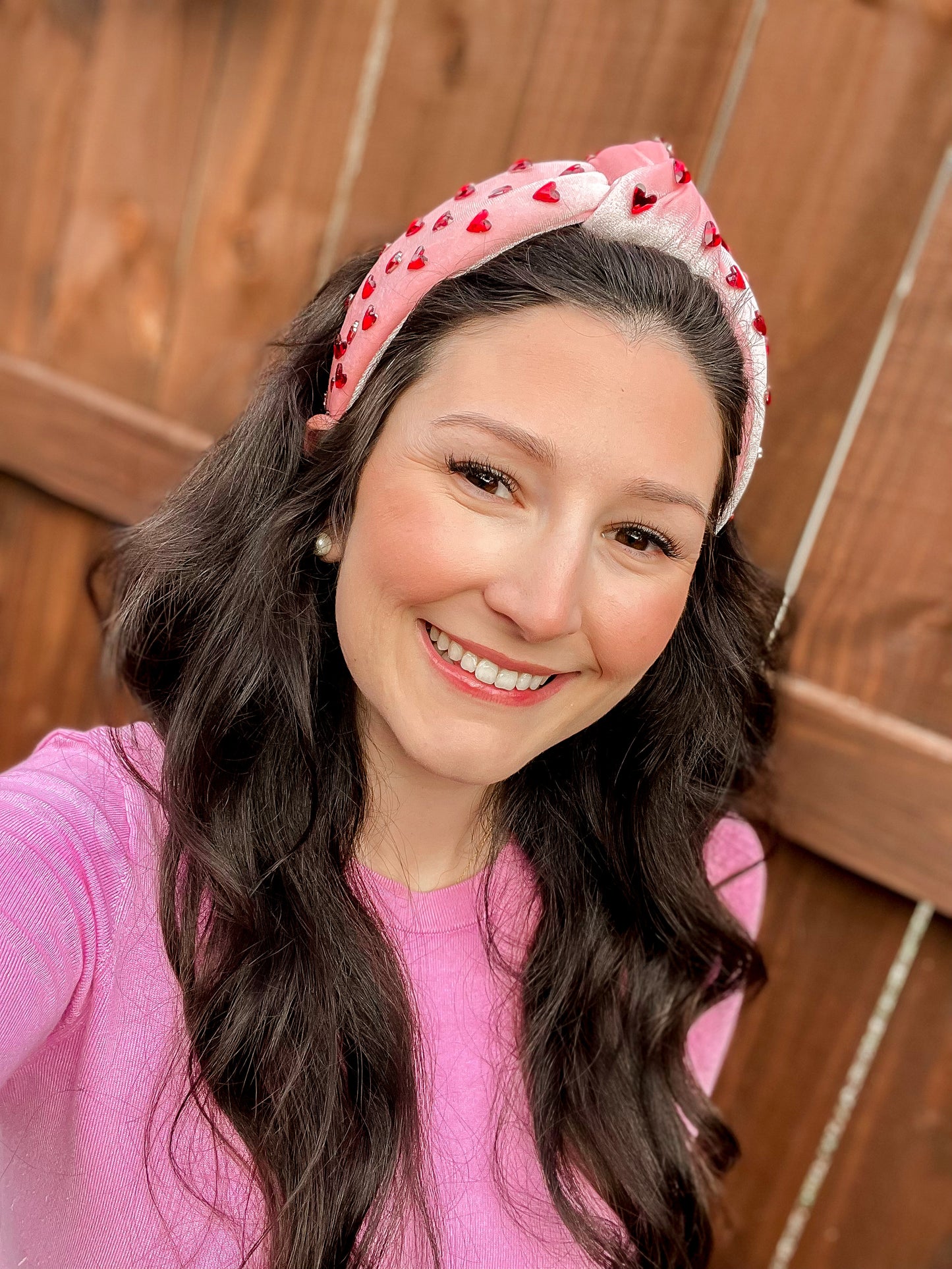 Velvet Hearts Headband
