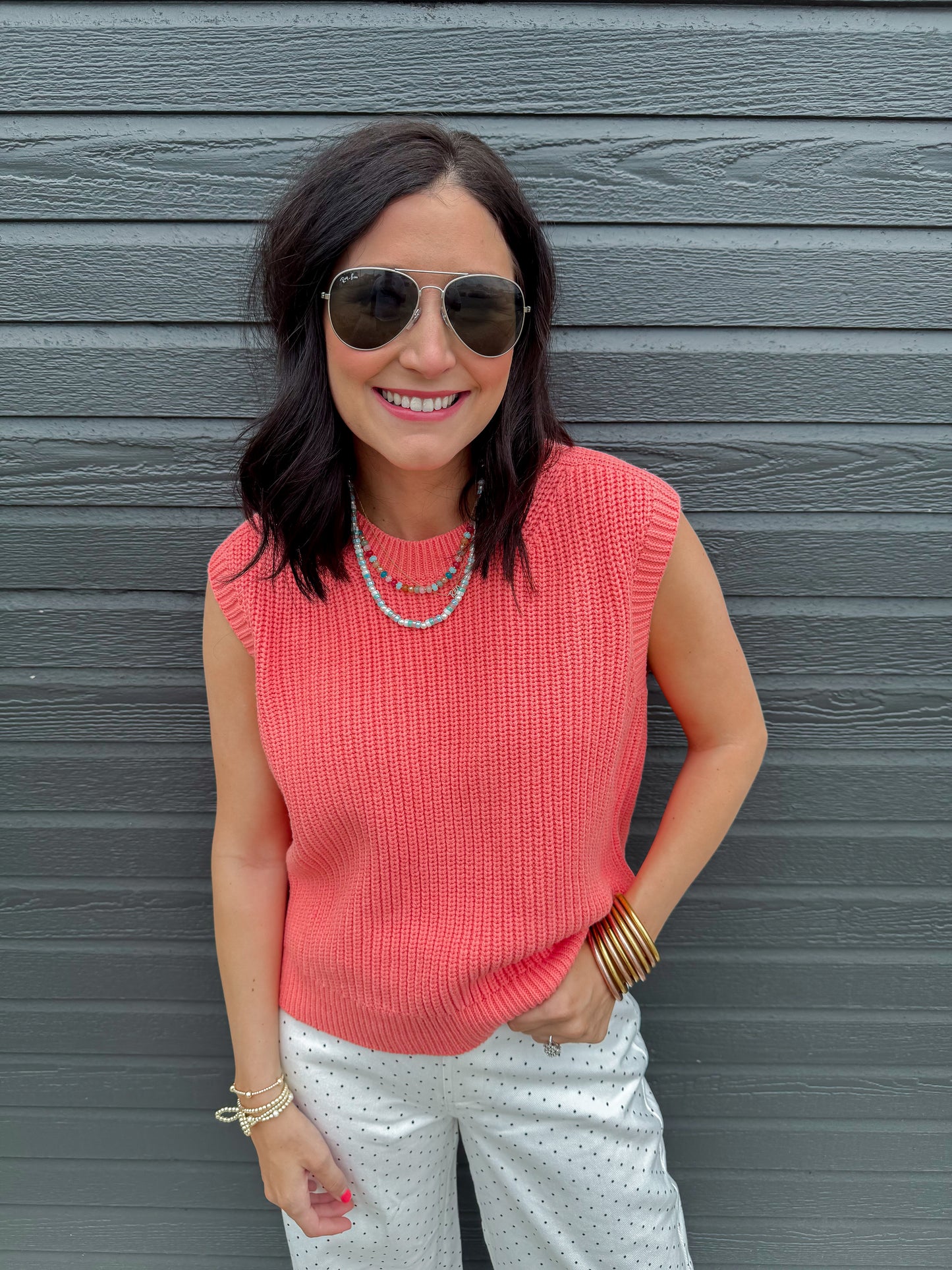 Papaya Sweater Vest