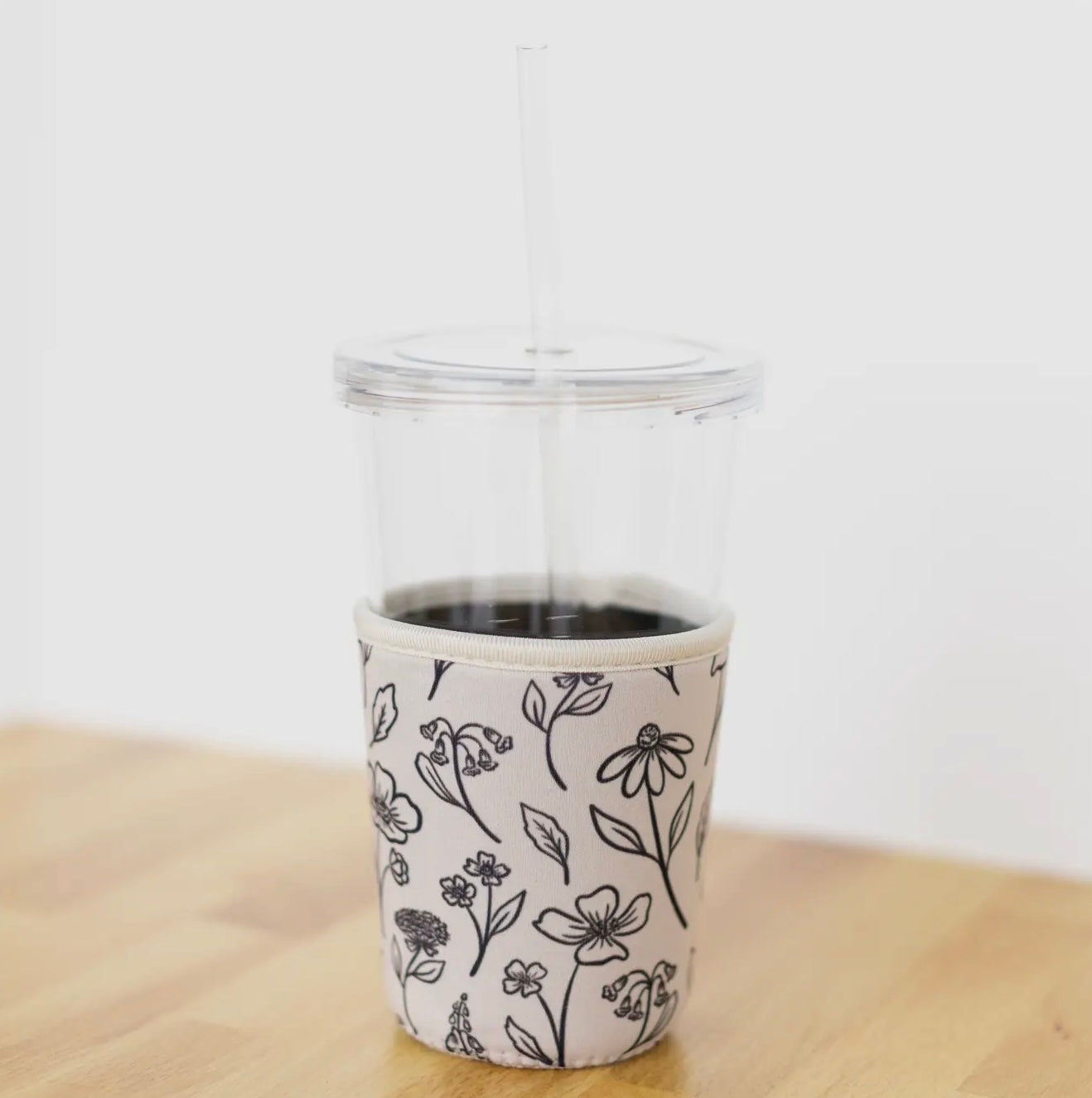 Pressed Floral Drink Sleeve