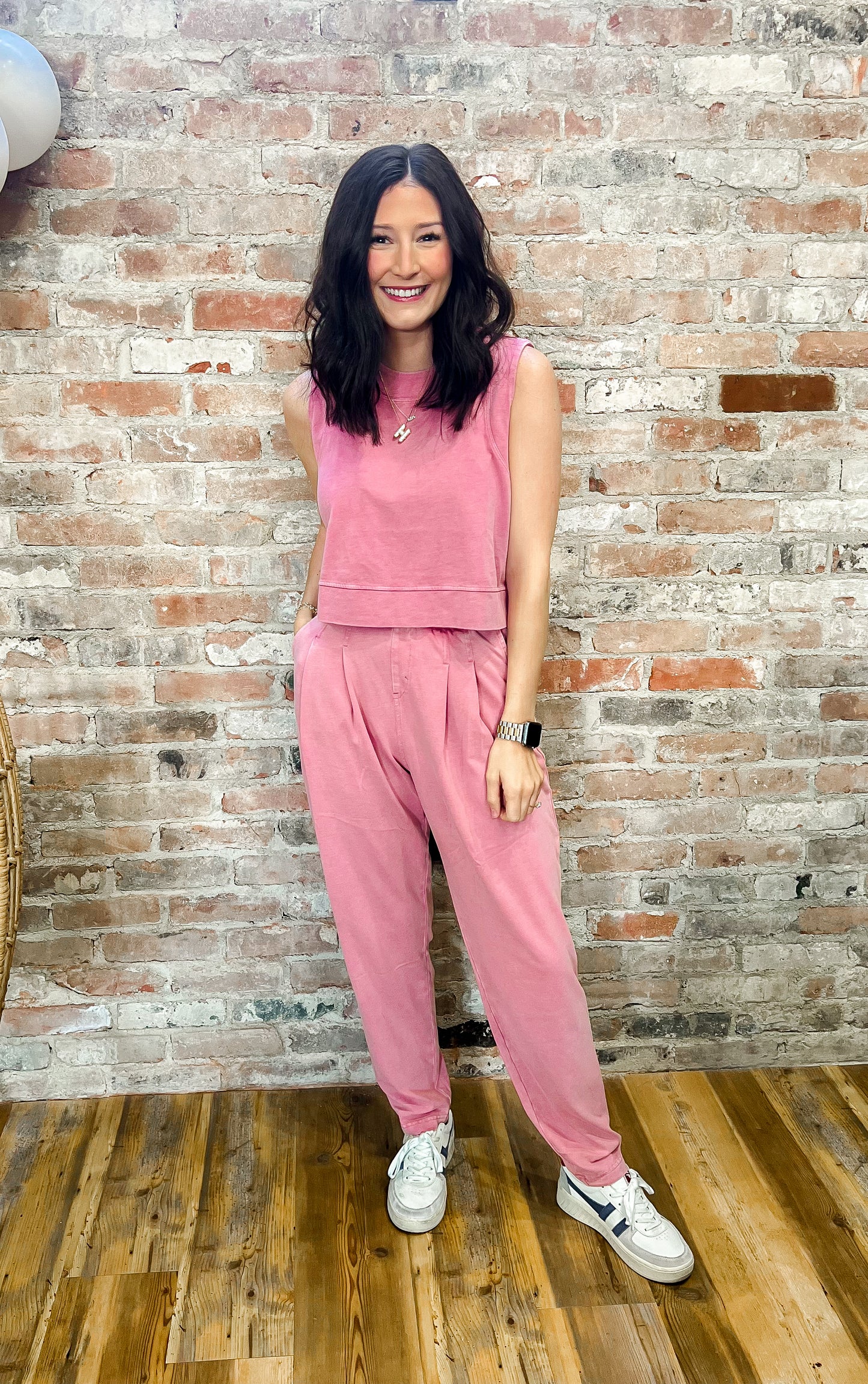 French Pink Jogger Set