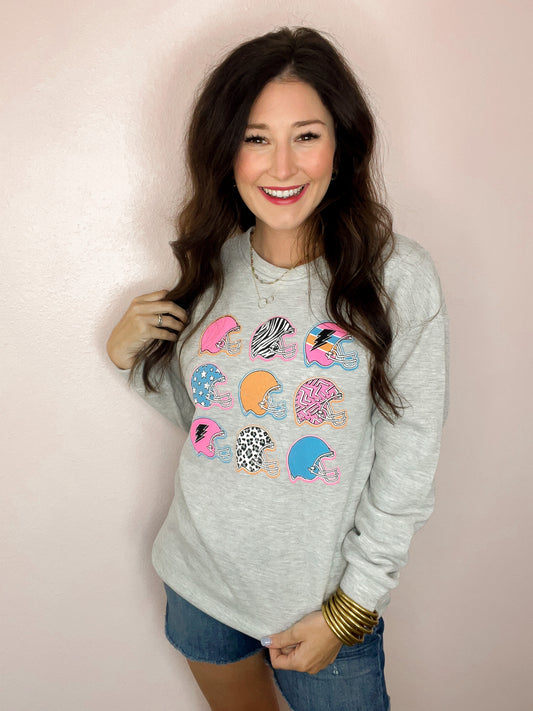 Happy Helmet Sweatshirt