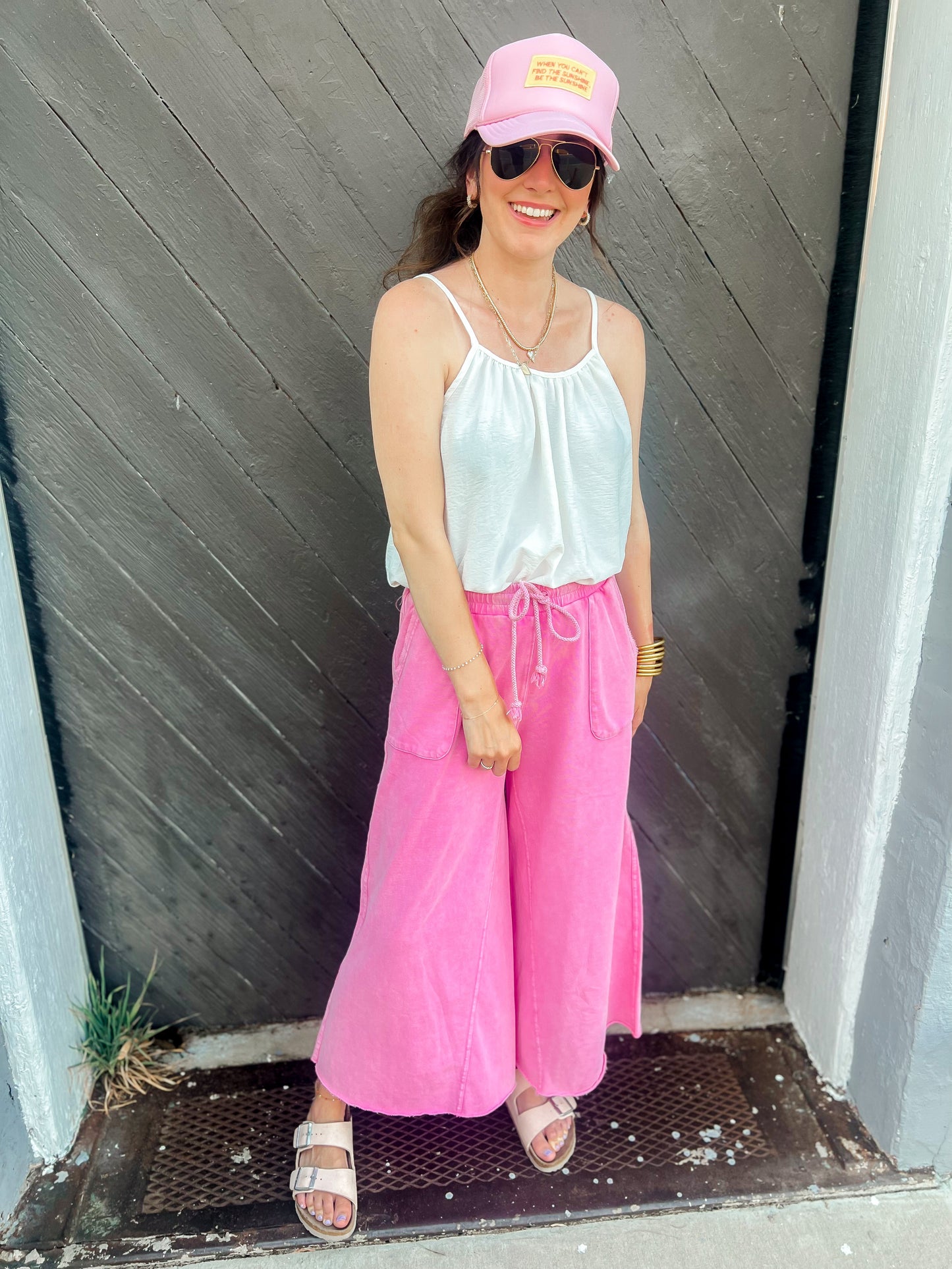 Barbie Pink Wide Leg Pants