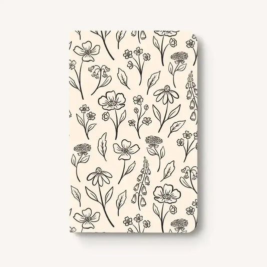 Floral Dotted Notebook