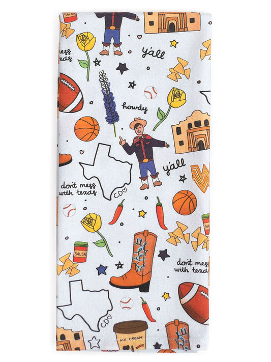 Texas Forever Tea Towel