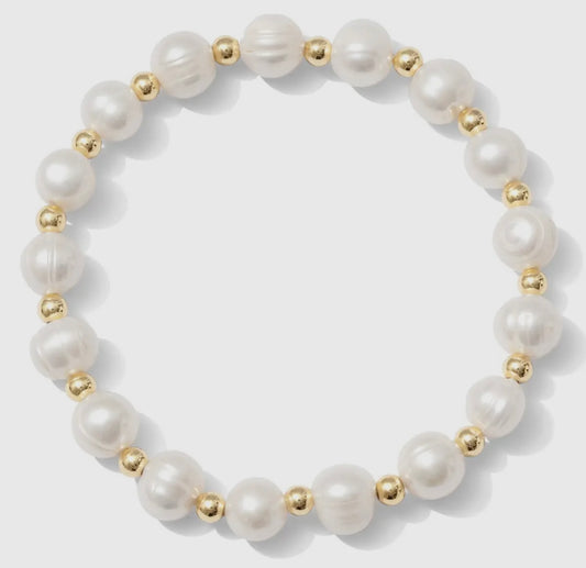 Beaded Pearl Bracelet