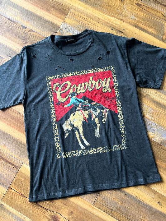 Cowboy Western Vintage Graphic Tee