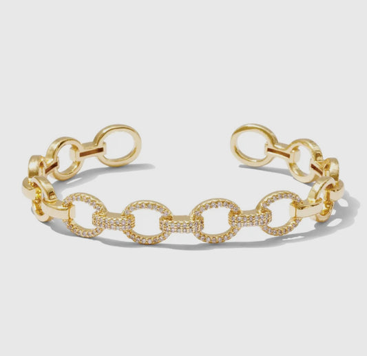 Gold Link Cuff