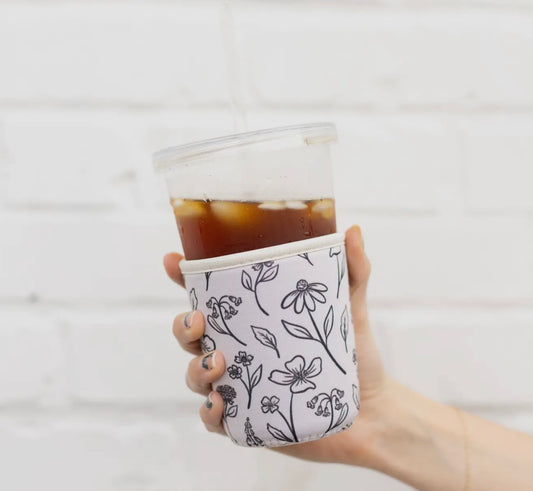 Pressed Floral Drink Sleeve