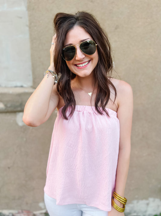Light Pink Tube Top
