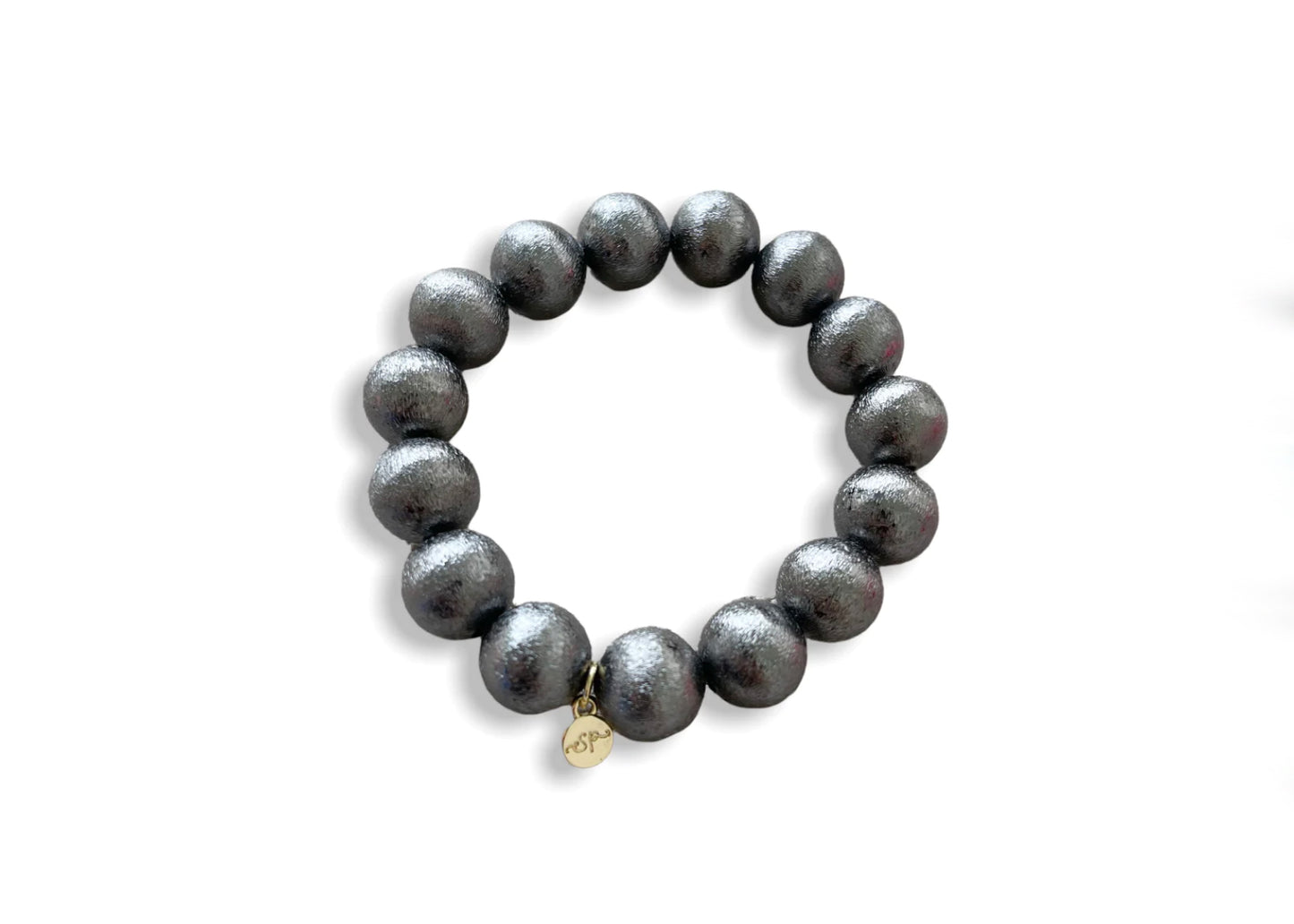 Gun Metal Ball Bracelet